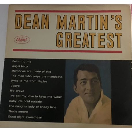 Dean Martin ‎– Dean Martin's Greatest