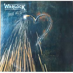 Warlock (2) ‎– True As Steel Plak