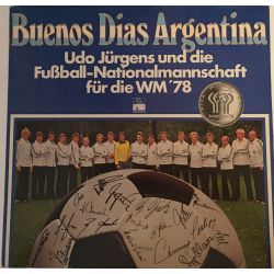 Udo Jürgens Und Die Fußball-Nationalmannschaft ‎– Buenos Dias Argentina Plak